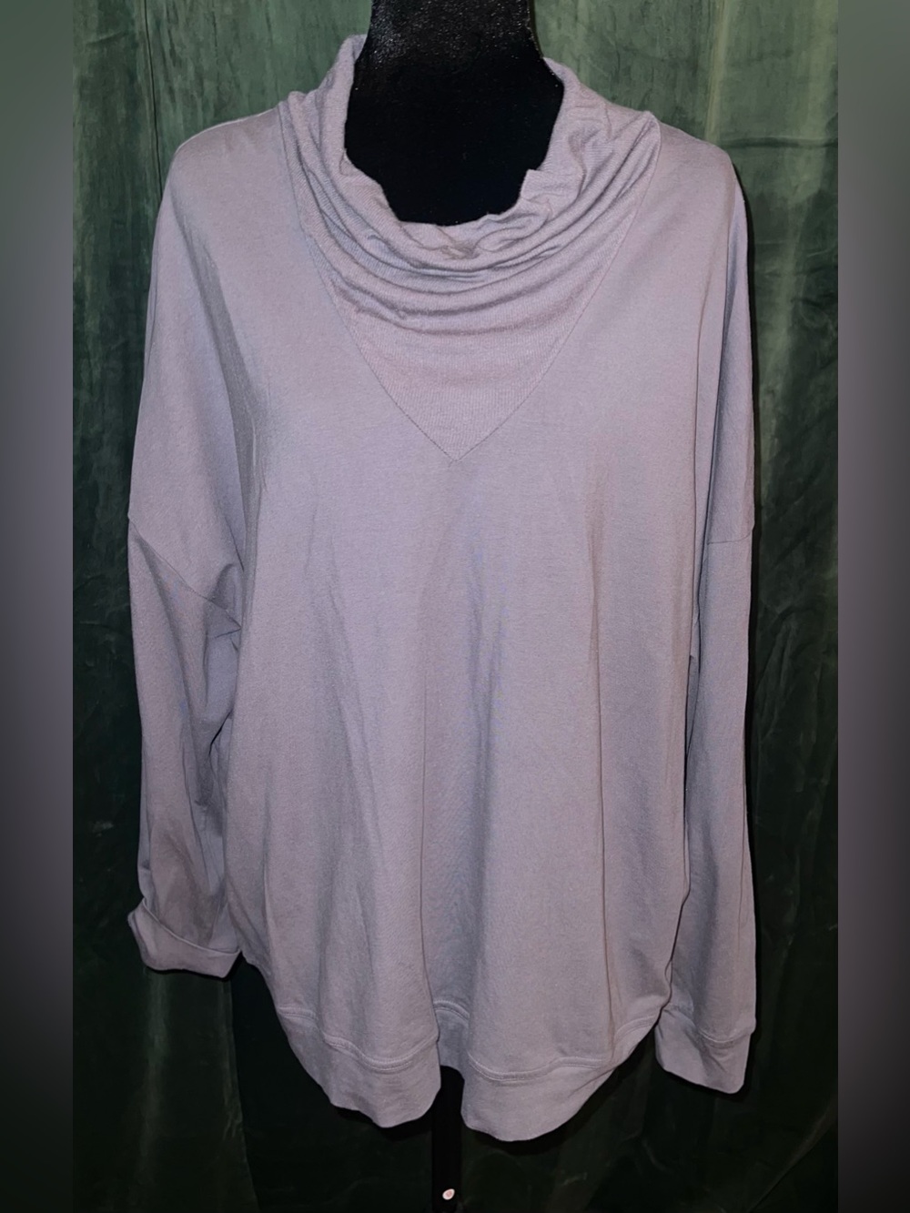 **2pc Set! Banana Republic Dusty Purple Cowl Neck Sweatshirt and Leggings Set - Picture 4 of 11